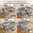 Oversized Corduroy Modular Sectional Sofa with Deep Seats Dual Ottomans Storage Arms and Charging Ports-208575661