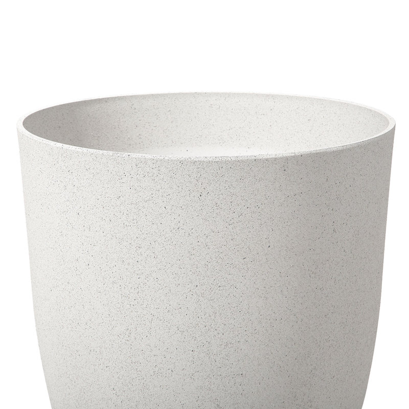 Valeria Pot Planter, Off White, 52 cm H x 43 cm W x 43 cm D