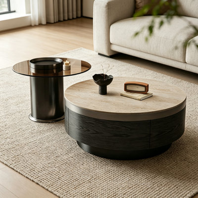 Table basse de luxe minimaliste française