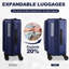 Luggage,With Front Opening,TSA Approved Lock,Hardshell Suitcase