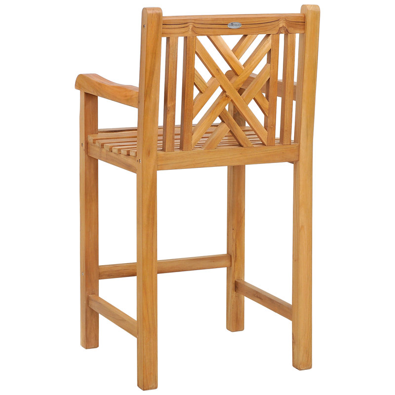 Outdoor Teak Bar Stool
