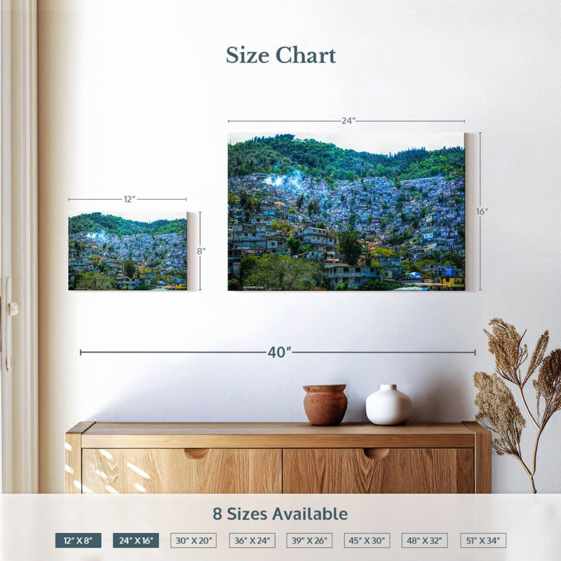Lilie Port-Au-Prince Hillside Homes, H 16 po x l 24 po