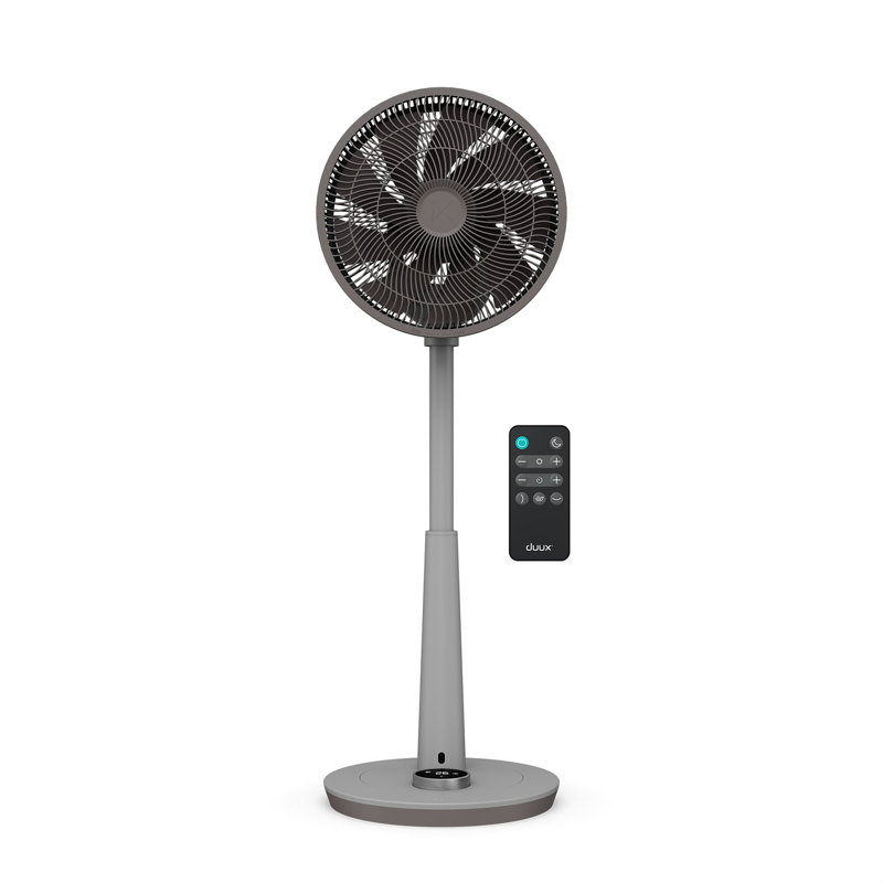 Duux Whisper 2 Standing Fan with Remote Control, 26 Cooling Speeds, Height Adjustable, Multi-direction Oscilation, Quiet Fan with Night Mode and Timer