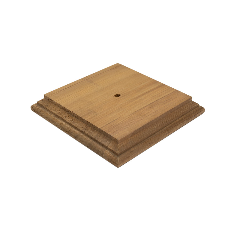 Hatteras Castine Predrilled 6x6 Cedar Post Cap Deckorators