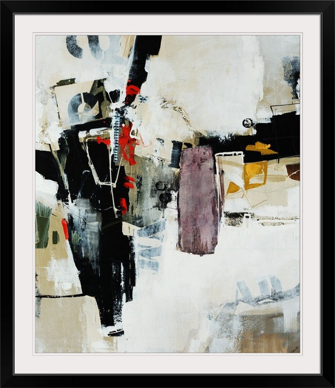 'petites Bouteilles De Sydney Edmunds Peinture Impression, 24" H x 20" L x 1,5" D, Toile