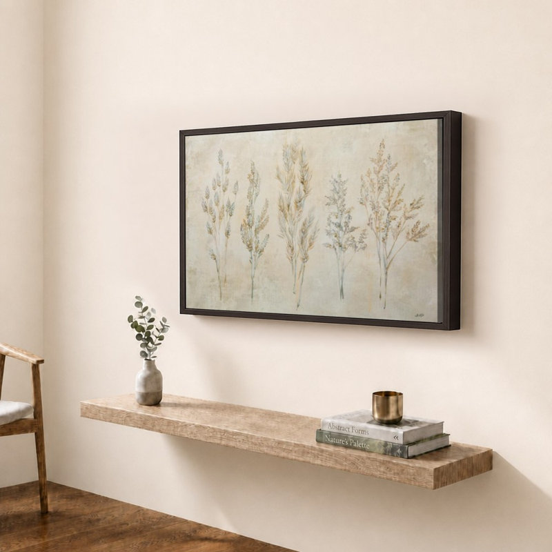 Whispering Grasses I par Julia Purinton - Impression sur toile