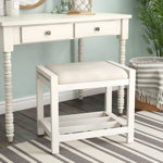 Adrian Solid Wood Accent Stool