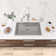 Builder Stylish Dual-Mount 27" Stainless Steel Single Bowl Kitchen Sink with Grid and Strainer