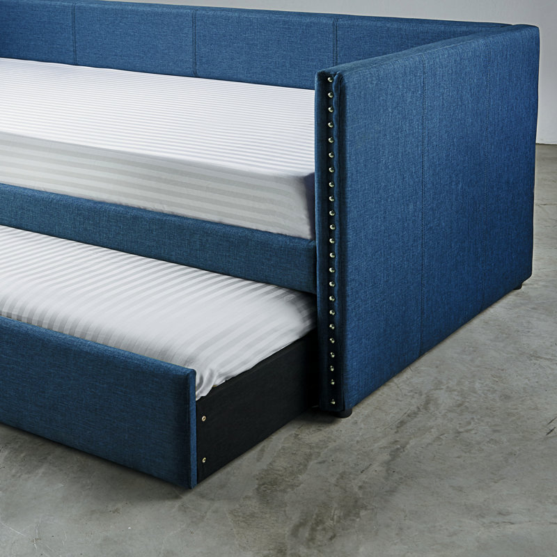 Yelton Daybed with Trundle, Blue