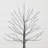 2' Pre-Lit Halloween Black Twig Tree