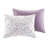 Glamorous Metallic Plum Bedding Sets, Polyester Comfort, Modern Elegance