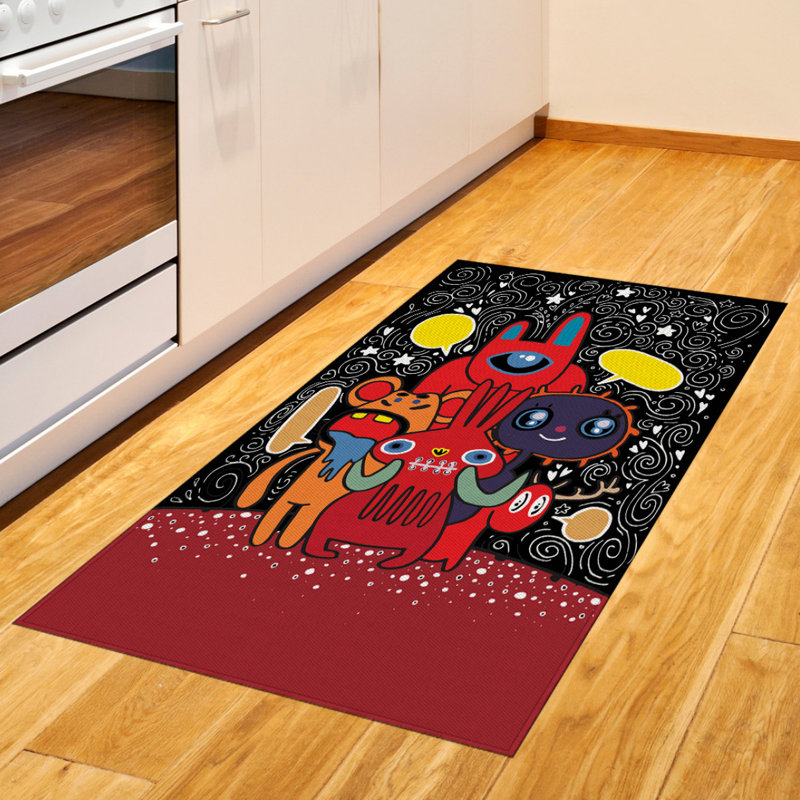 Indie High Density Long Fiber Poly Threads Decorative Area Rug Carpet, Rectangle 2'7" x 5'