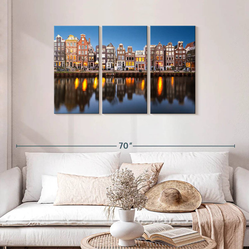 Sirci Amsterdam Canal Waterfront, H 28 po x l 45 po