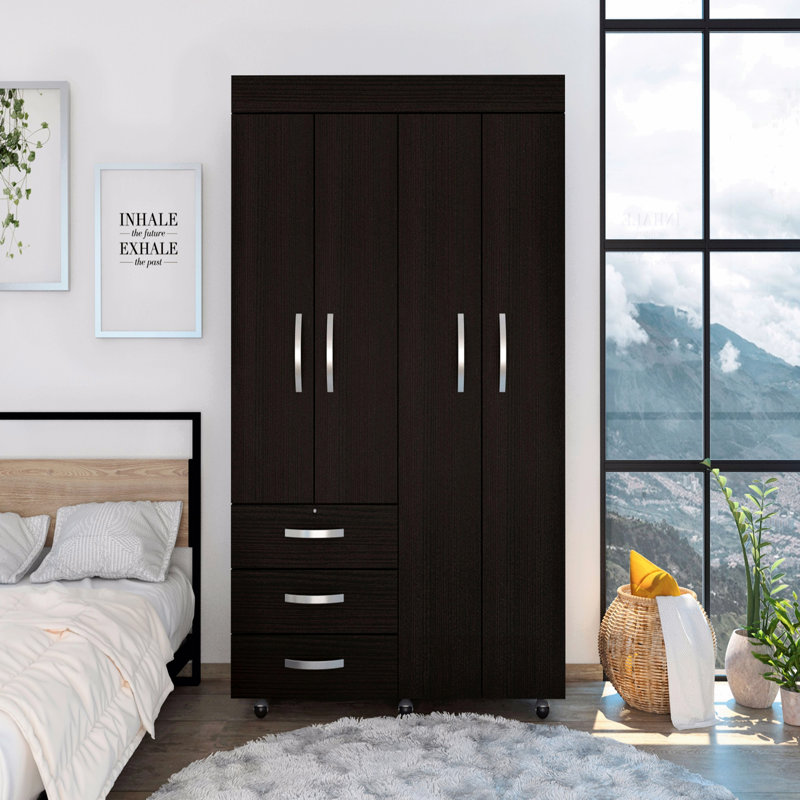 Armoire en velours, chambre à coucher
