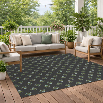 Tapis d'extérieur décoratif Flora
