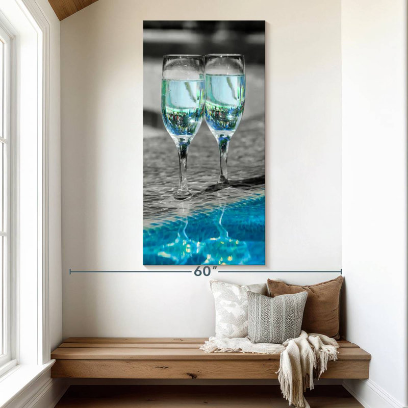 " Pop Pool Wine " by SodaPopArt, 54" H x 27" W x 1.25" D