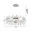 10 - Light Unique / Statement Geometric LED Chandelier with Crystal Accents