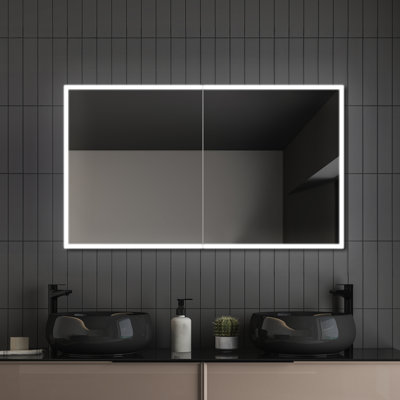 Miroir pour armoire à pharmacie à fixation en surface l 48 po x H 28 po Northstate