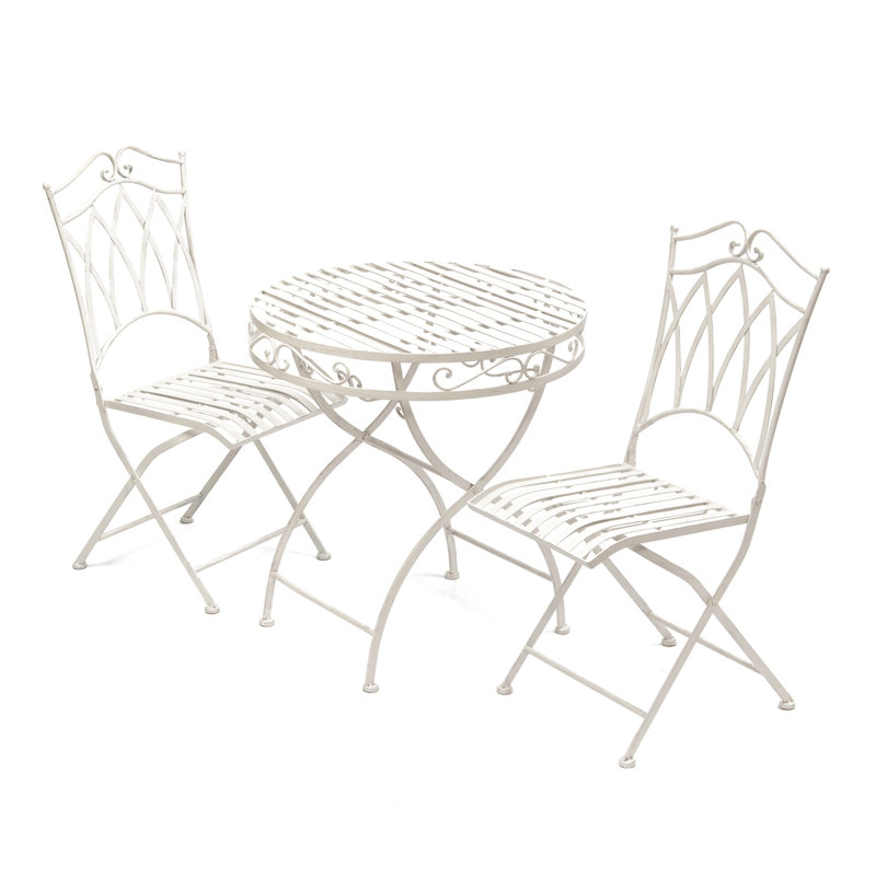 Round 3 - Piece 2 - Person 70Cm L Outdoor Bistro Set