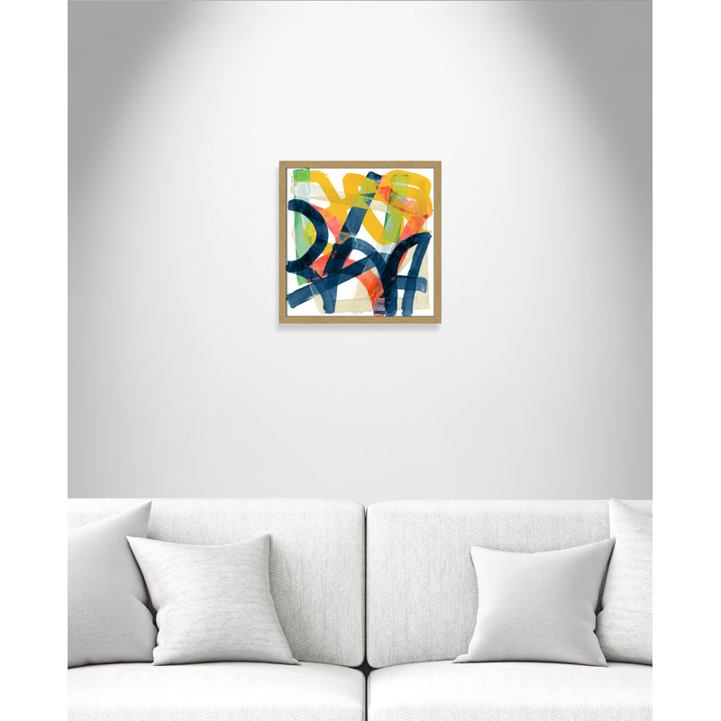 Carlston Adjoined by Cartissi - Peinture encadrée, H 17 po x l 17 po x P 0,75 po, Encadré naturel