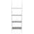 ClosetMaid Industrial 4-Tier Ladder Bookcase-51066174