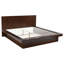 Tokyo Wood Eastern King LED Panel Bed