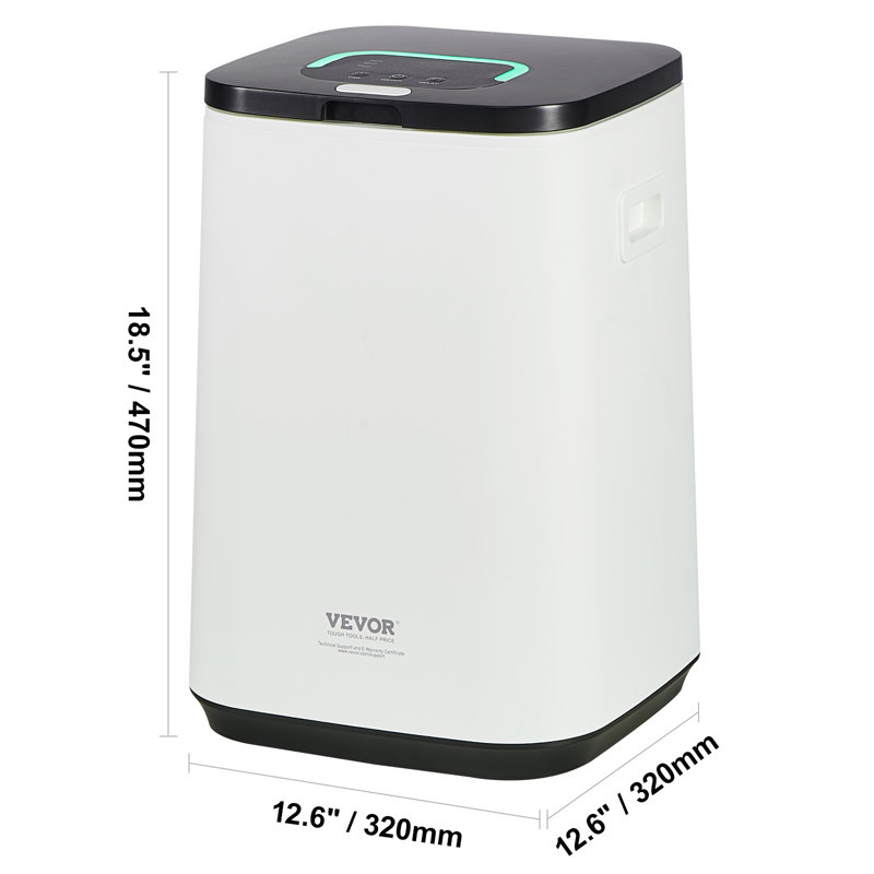 VEVOR 20L Towel Warmer Bucket with LED Screen U-shaped Light & Timer