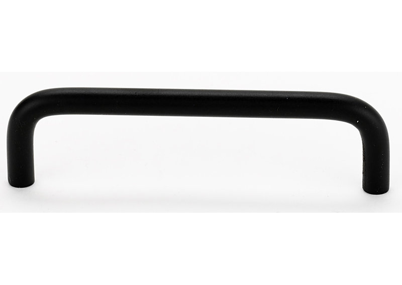 Poignée barre / poignée, Noir mat, 3 1/2"