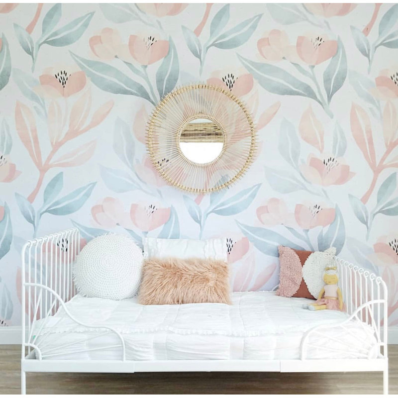 Floral Wallpaper, Pre-Pasted