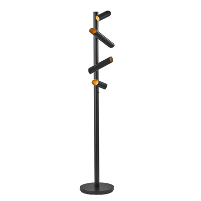 Ronnette 72'' Black LED Tree Floor Lamp