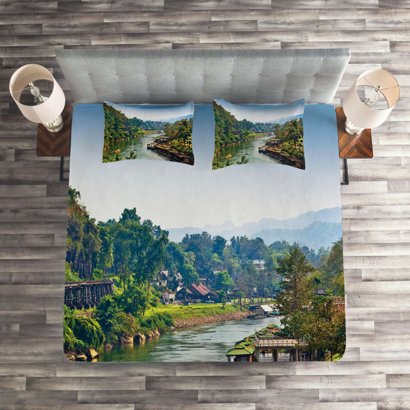 Eclectic Polyester Coverlet