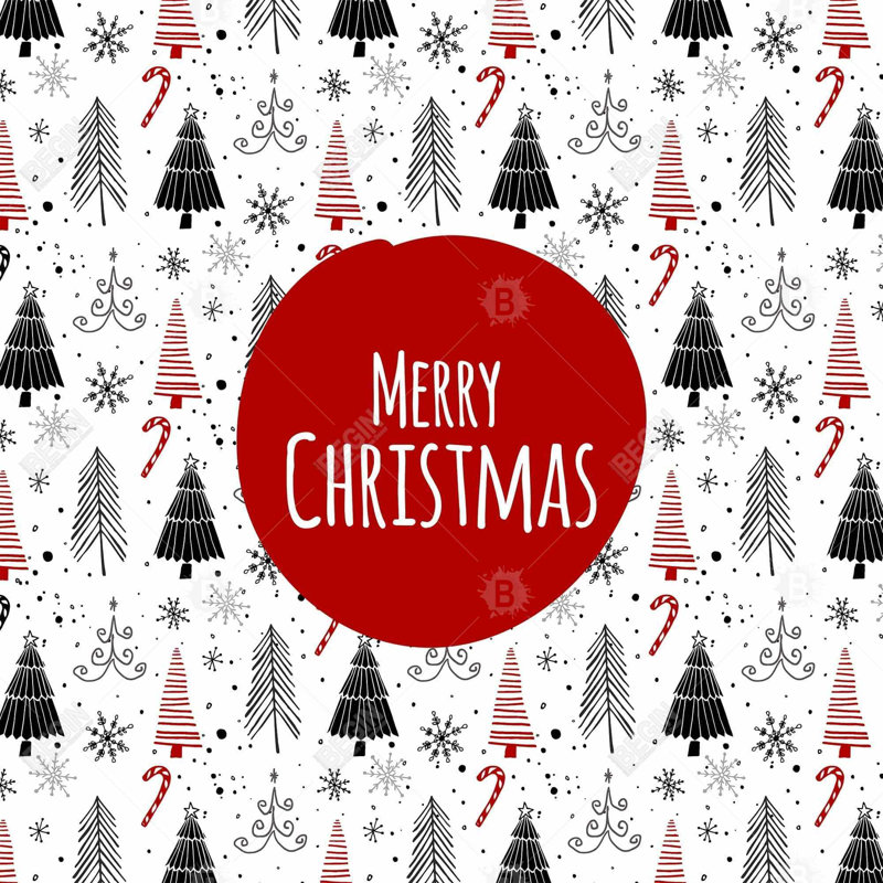 «Merry Christmas - En» sur toile
