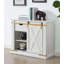 Table de salon de style rustique blanc antique 1 pièce