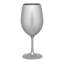 Ensemble de 4 verres à vin en plastique de couleur argent métallique (20 oz), ensemble de verres à vin en acrylique sans BPA, verres à vin rouges incassables, verres à vin blancs