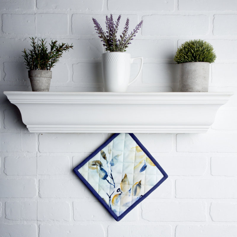Maison d'Hermine Lazy Summer Days, ensemble de maniques 100 % coton - 20 x 20 cm