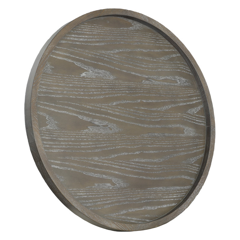 Sundries Wood Decorative Tray, Cerused Espresso