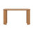 Wood Arched Console Table With Wood Beads, Mid Centeury Modern Curved Entryway Table-287790995