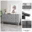 Armoire de rangement 59,06 po 4 portes