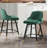Swivel Upholstered 26"/29" Counter & Bar Stool With Solid Metal Frame and Velvet Back-1108902019-1125635294