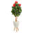 58'' Faux Flowering Tree in Clay Planter