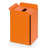 Bandoni Aluminum Manual Lift Kitchen Trash Can - 8.2 Gallons-9721145