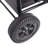 Firewood Rack Log Carriers With Wheels, 3Pcs Fireplace Tool Set