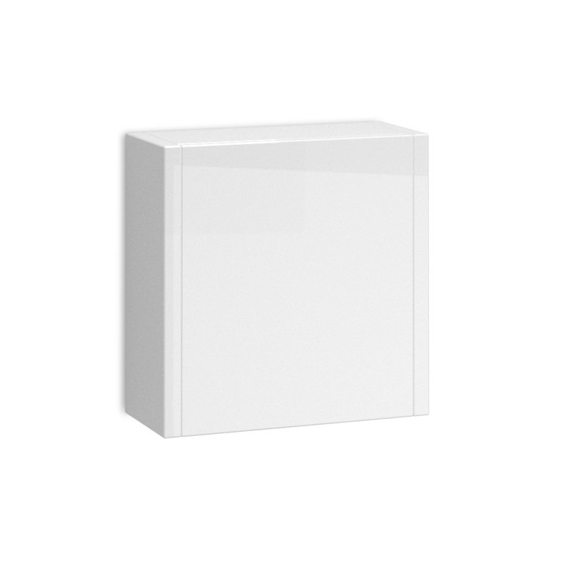 Armoire de salle de bain murale Dalia, Blanc lustré