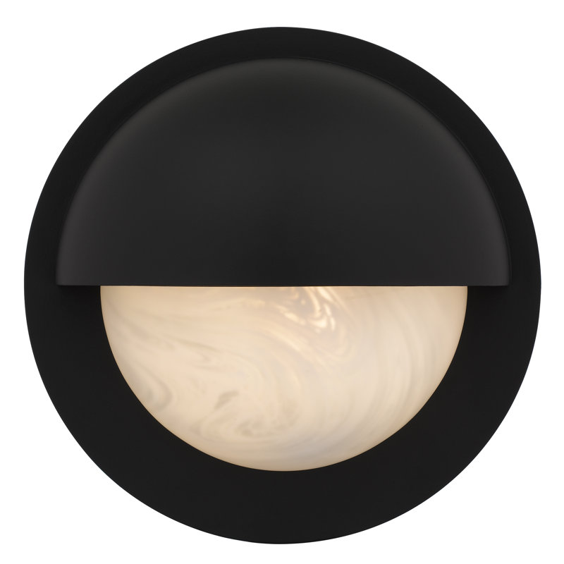 Lanterne murale d'extérieur 1 lumière Harlowe, Matte Black