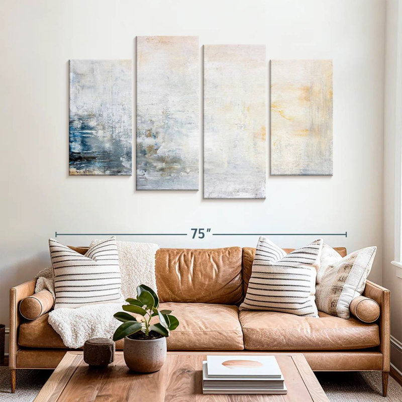 Avery Whitewash, 42" H x 68" W