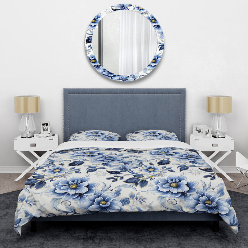 Ensemble de housse de couette Panra, Housse de couette simple + 1 taie décorative stan