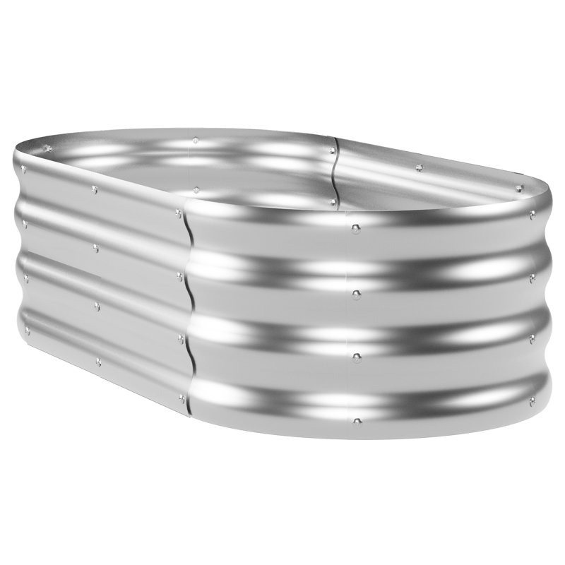 Evalyn Metal Outdoor Raised Garden Bed