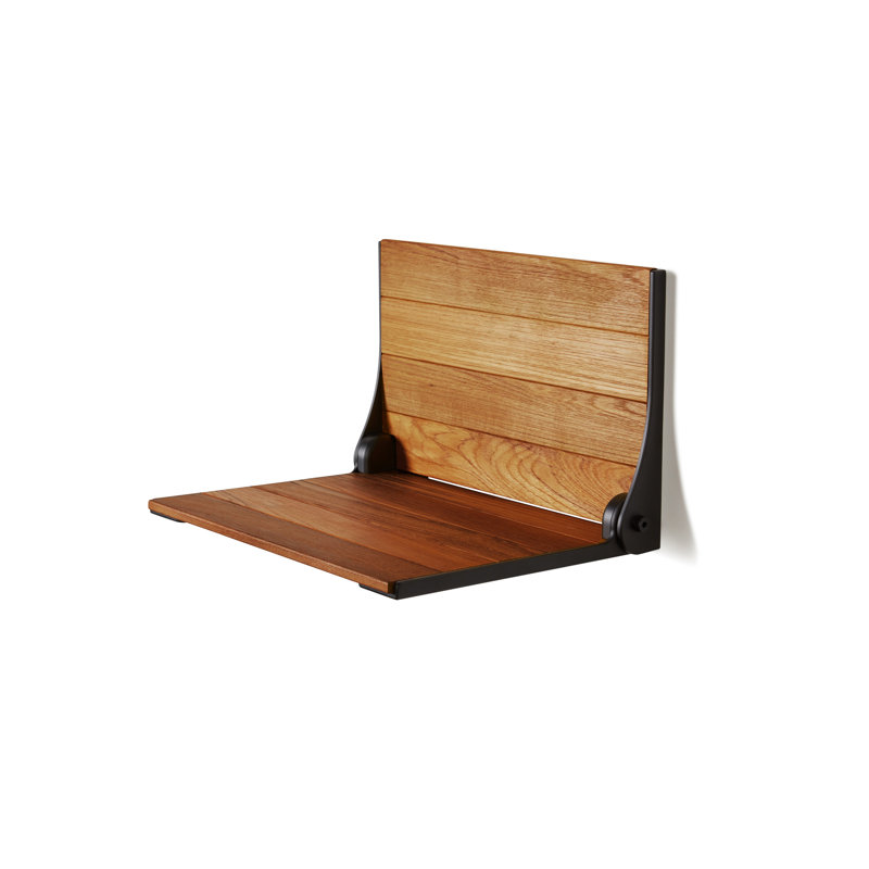 Silhouette Teak Wood Folding Shower Seat