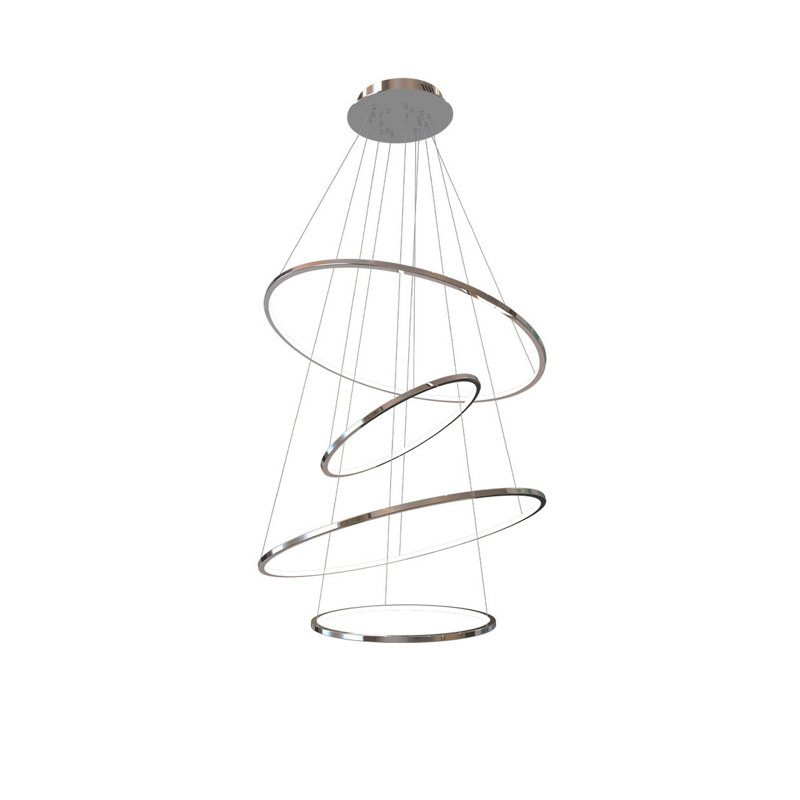 Hoop 4 - Pendant - Chrome