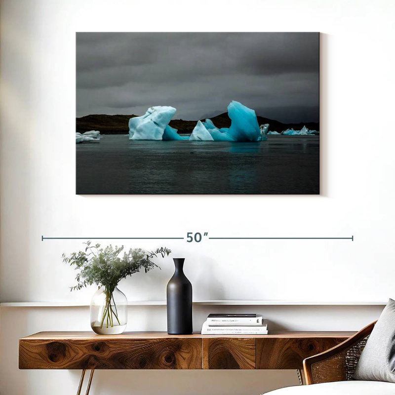 Alvord Floating Glaciers, 26" H x 39" W